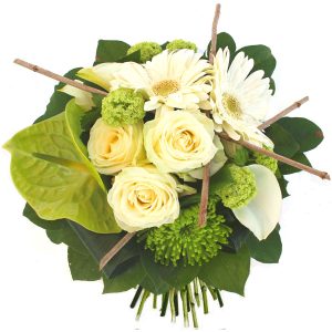 bouquet blanc Aubade