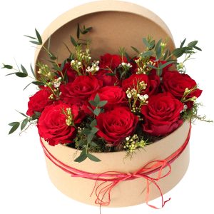 composition de roses rouges Boléro