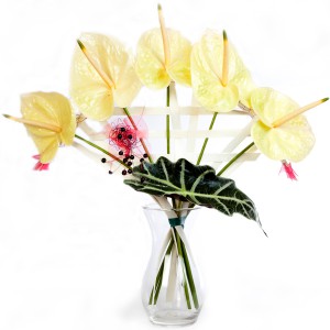 fleurs pour la Fête des Mères: bouquet "Art Déco"
