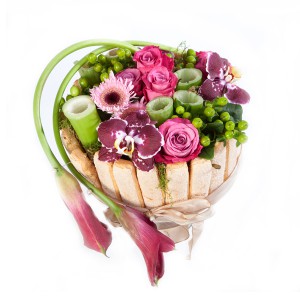 flzues de novembre: gâteau de fleurs